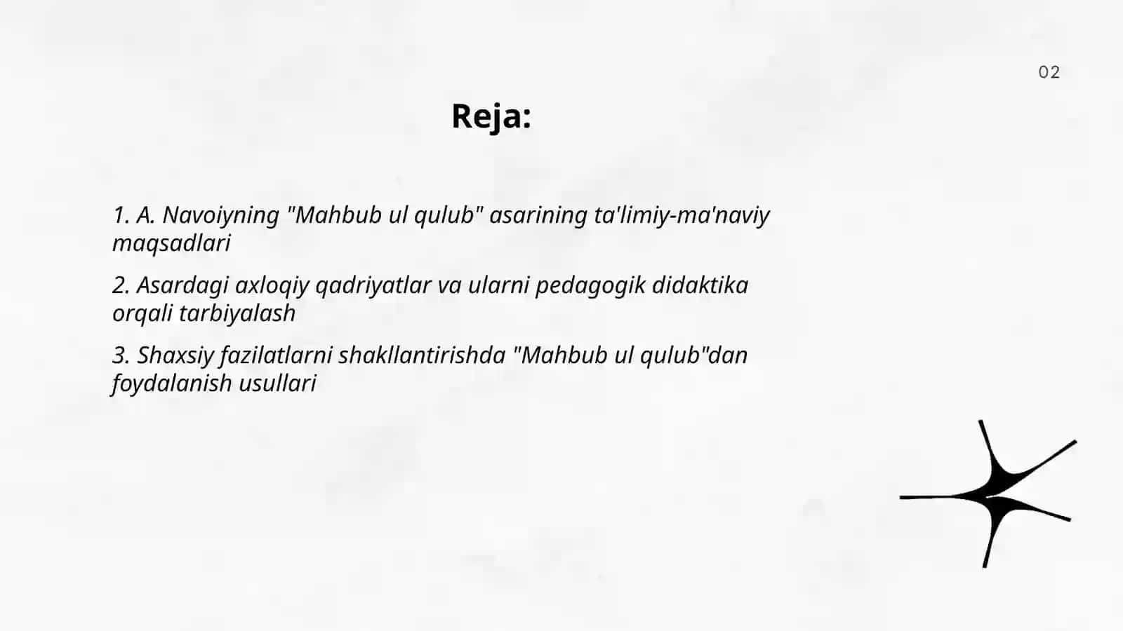 A.Navoiyning Mahbub ul qulub asarining pedagogik tahlili 2