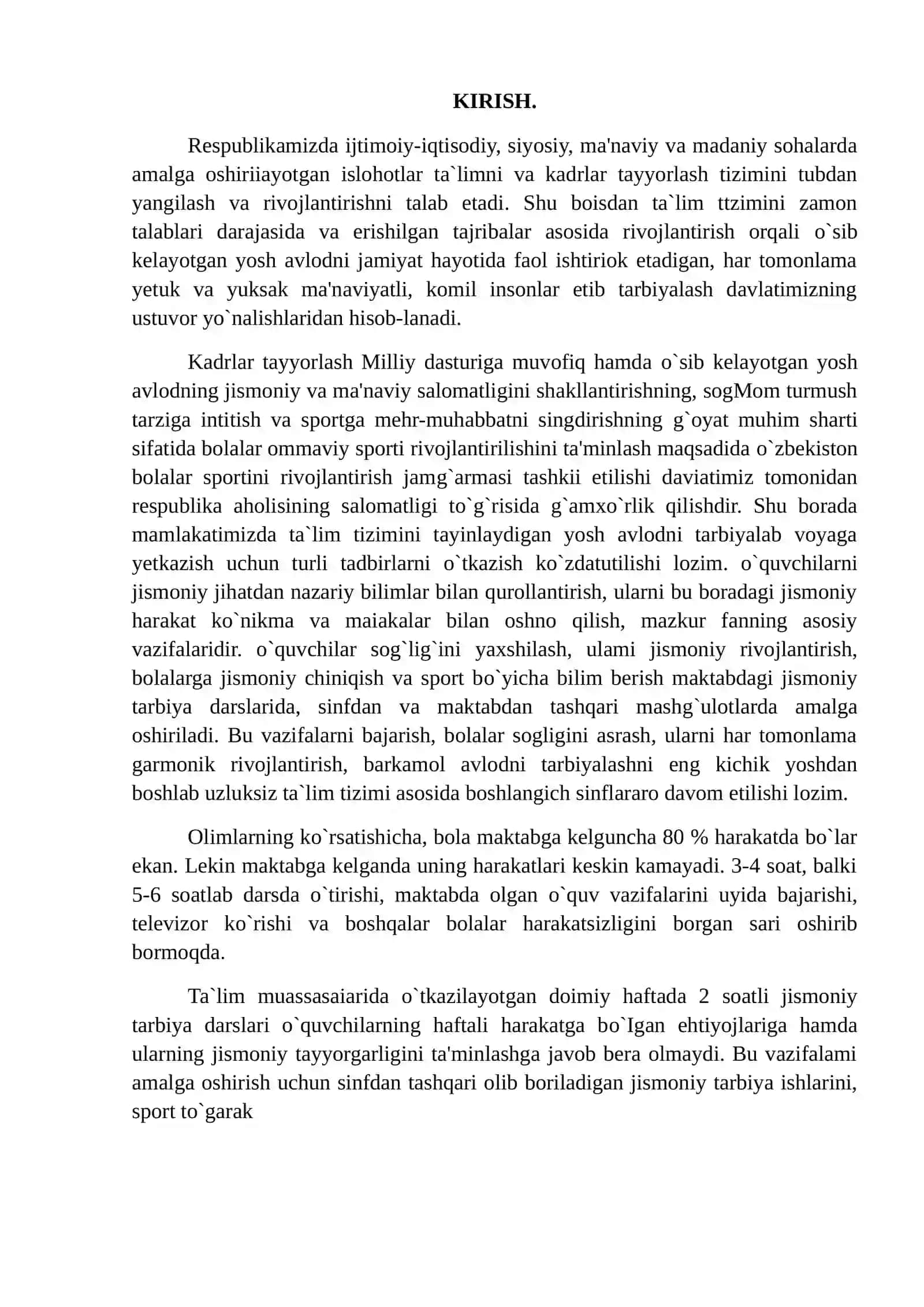 Sport bayramlarini tashkil qilish va o`tkazish uslubiyati 2