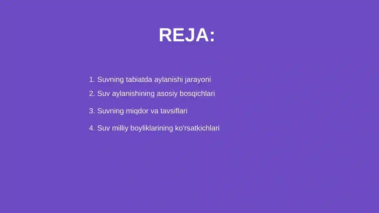 Suvning tabiatda aylanish harakati 2