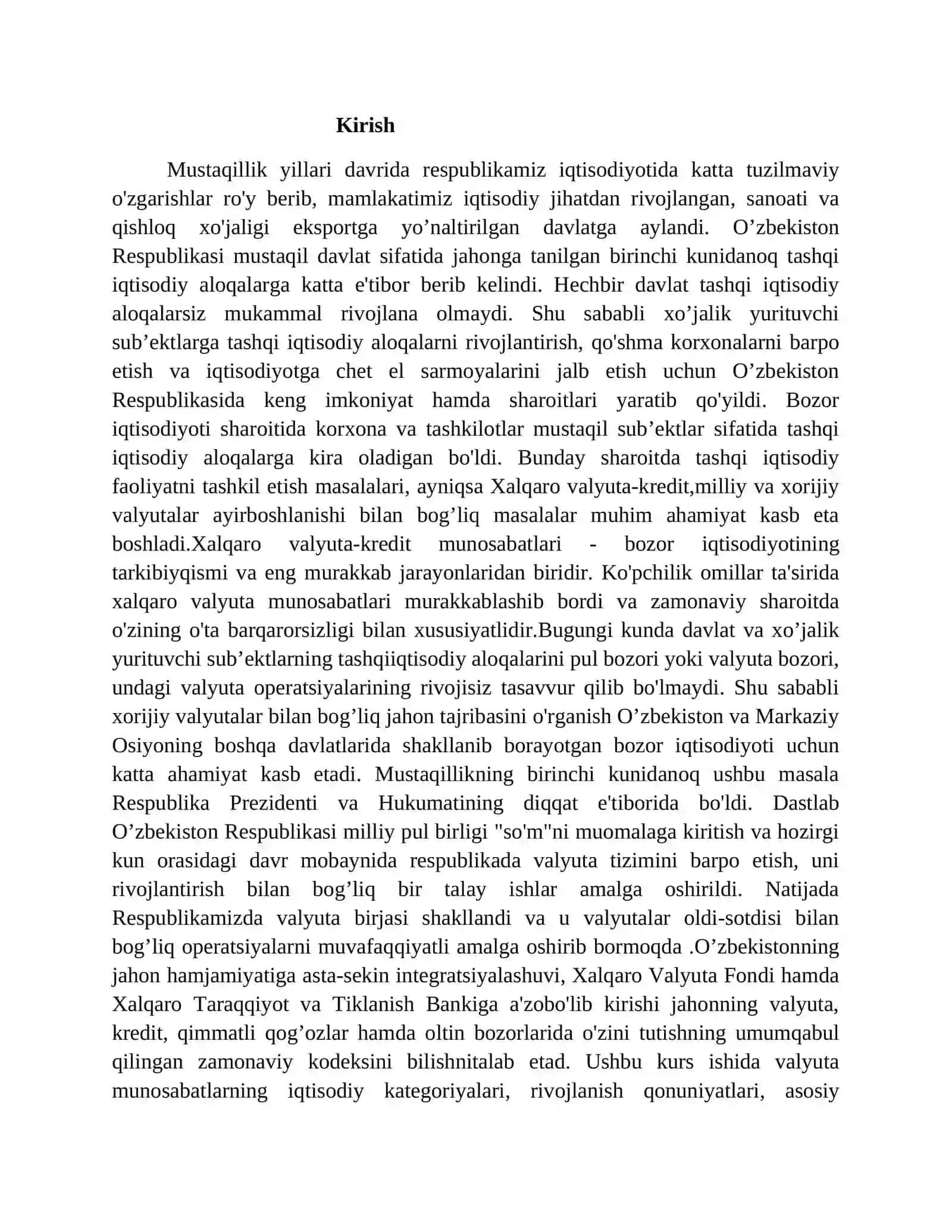 Valyuta kurslari farqidan foyda yoki zarlar hisobi 2