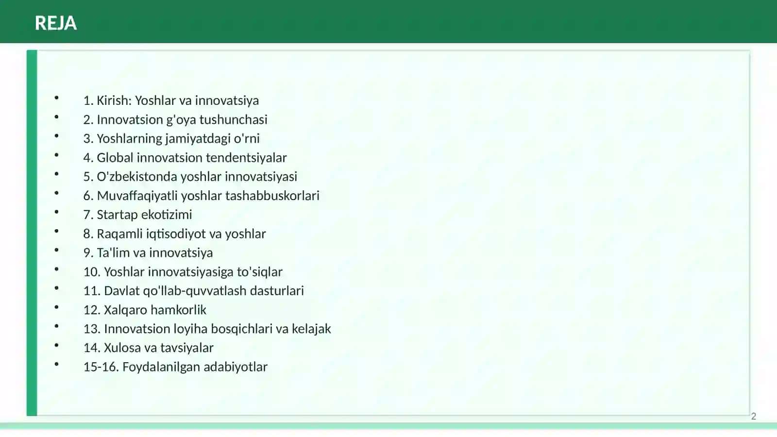 Innovatsion yoshlar 2