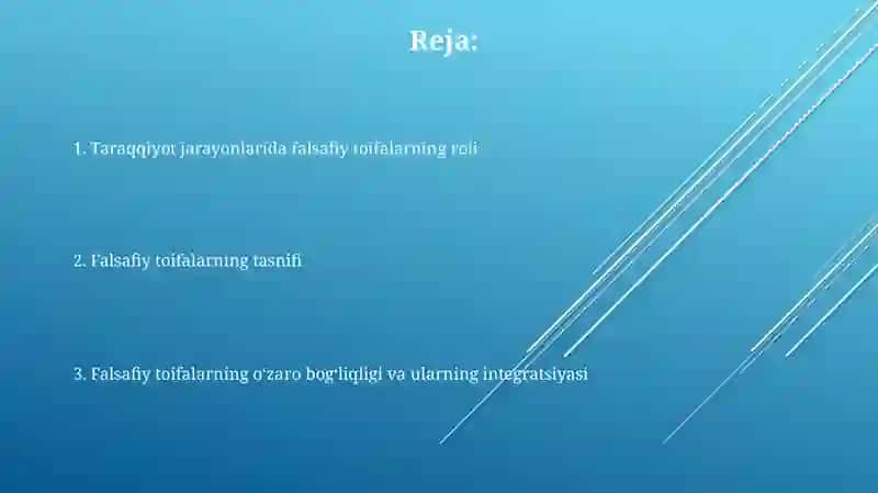 Falsafa kategoriyalarining tansifi va ularning rivojlanish jarayonlaridagi roʻli 2