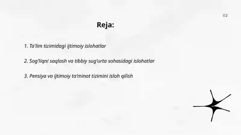 Ta'lim tizimidagi ijtimoiy islohatlar 2