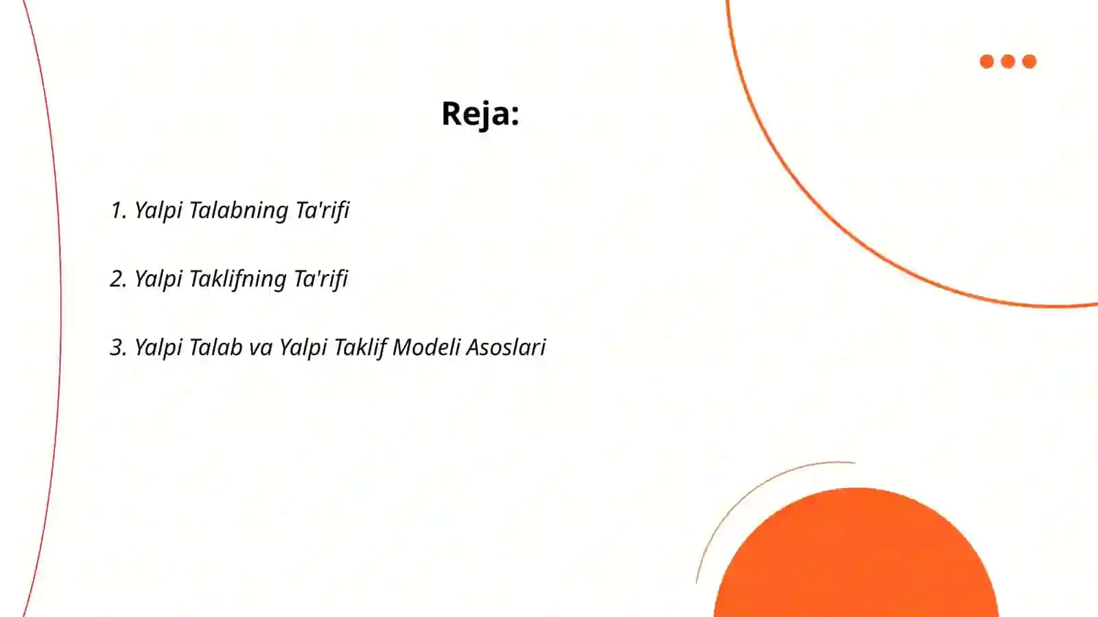 Yalpi talab - yalpi taklif modeli 2