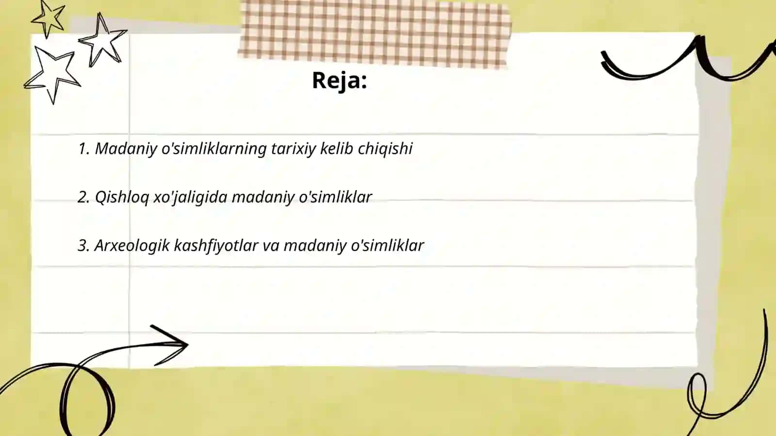 Madaniy o'simliklarning kelib chiqishi 2