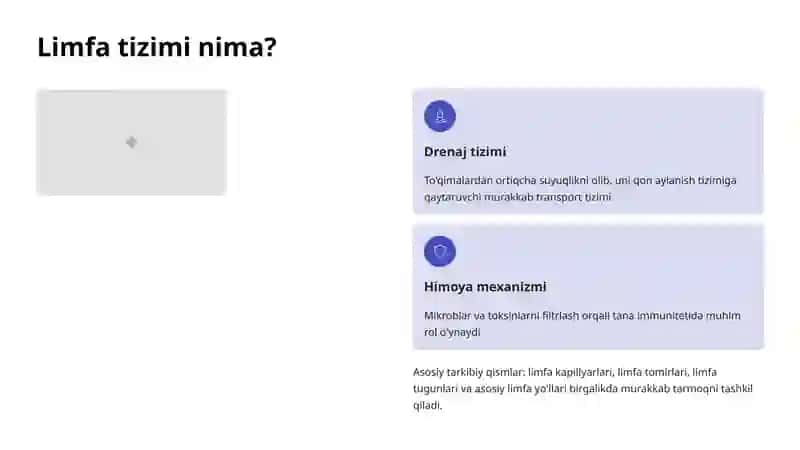 Limfa oqimi yo'llari: Tana immunitetining yashirin yo'llari 2