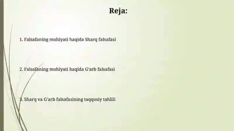 Falsafaning mohiyatiga oid sharq va gʻarb falsafasi 2