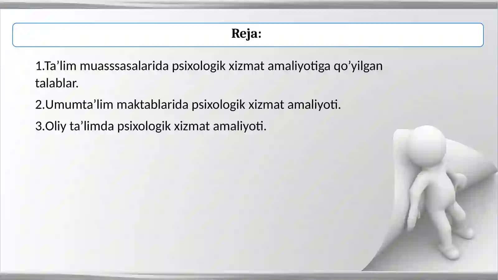 Ta’limmuassasalaridapsixologikxizmatningtashkiletilishi 2