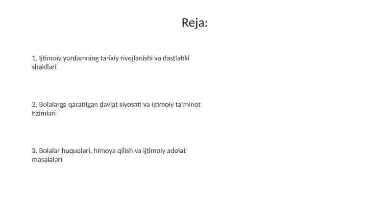 Ijtimoiy yordamning tarixiy rivojlanishi va dastlabki shakllari 2