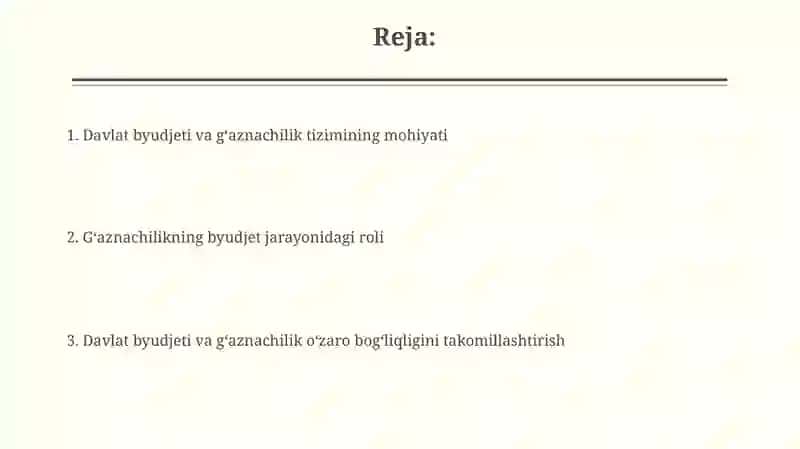 Davlat byudjeti va g‘aznachilik tizimi o‘rtasidagi bog‘liqlik 2