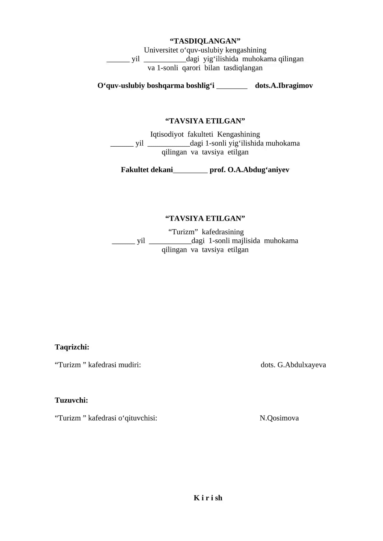 "Ta’lim to‘g‘risida" gi "Kadrlar tayyorlash milliy da 2