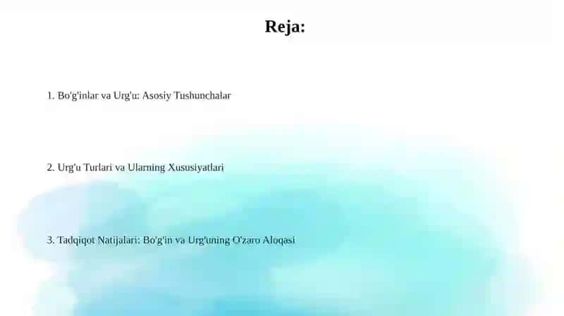 Boʻgʻin tovush, urgʻu turlari haqida tesiz yozish 2