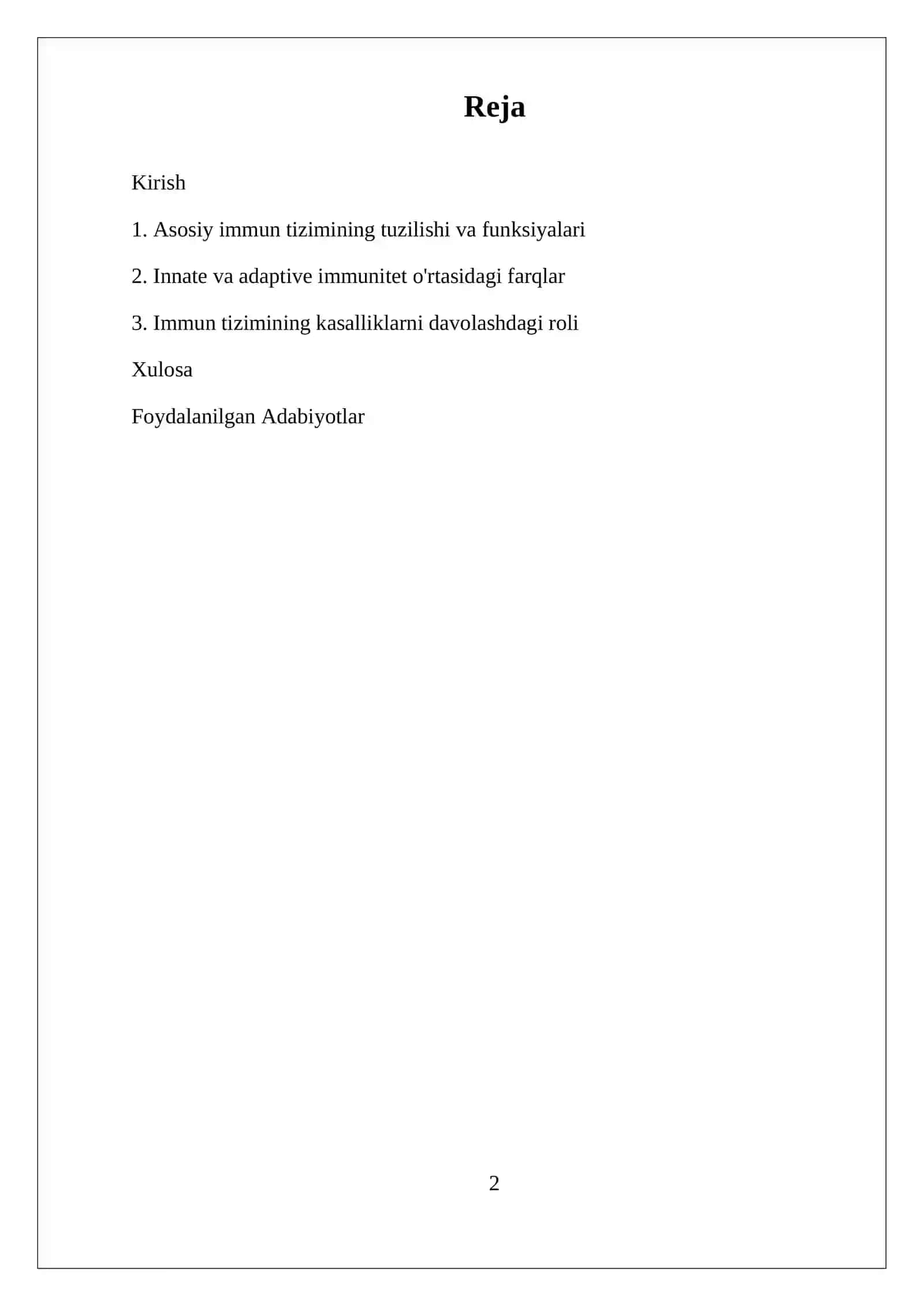 Organizm Immun Sistemi 2