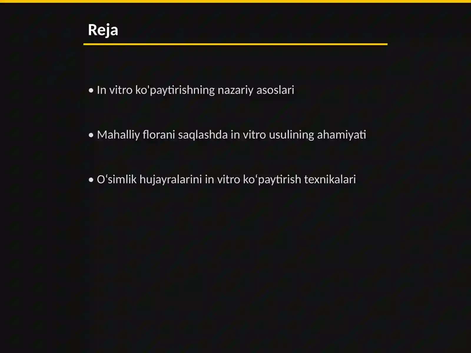 Mahalliy floradan nodir o‘simliklarni saqlab qolish bo‘yicha in vitro ko‘paytirish strategiyasi 2