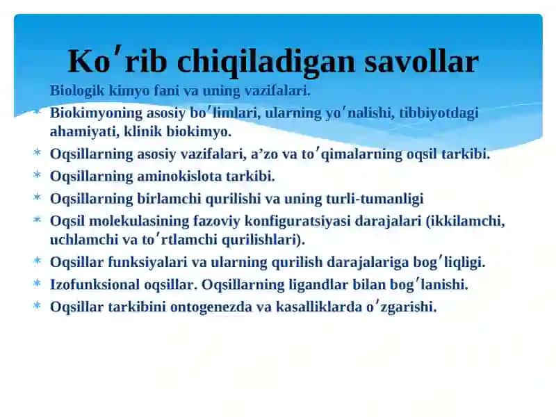 OQSILLAR ALMASHINUVINING BUZULISHI 2