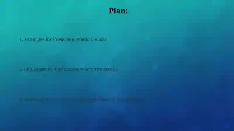 Interlingual poetry translation 2