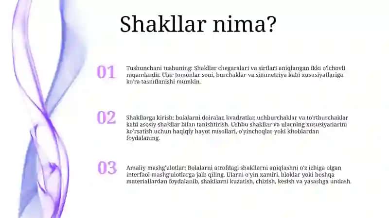 Bolalarni Predmetlar Shakli Bilan Tanishtirish 2