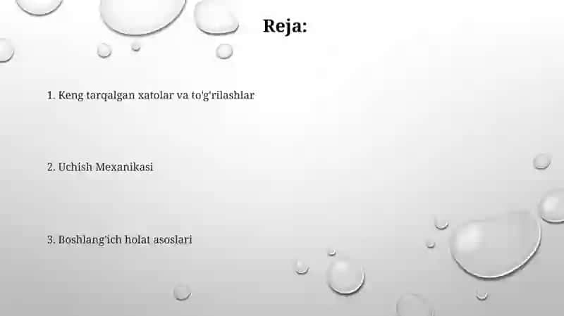 Startdan chiqish texnikasi 2