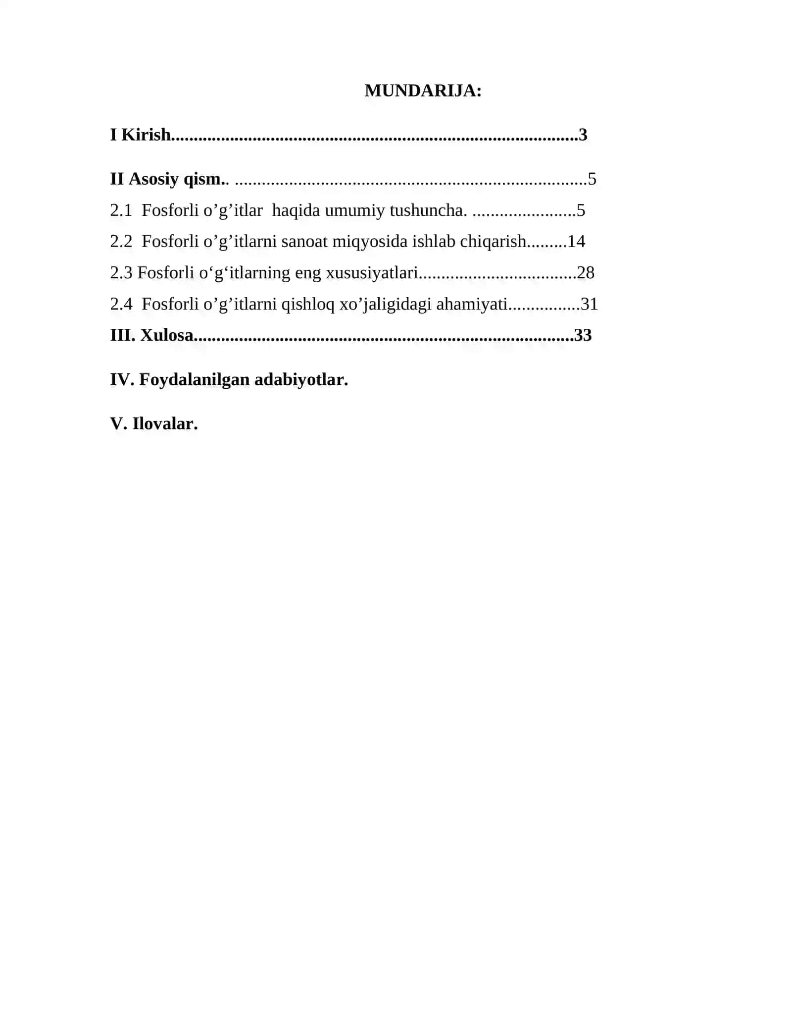 Fosforli o’g’itlar haqida umumiy tushuncha 2