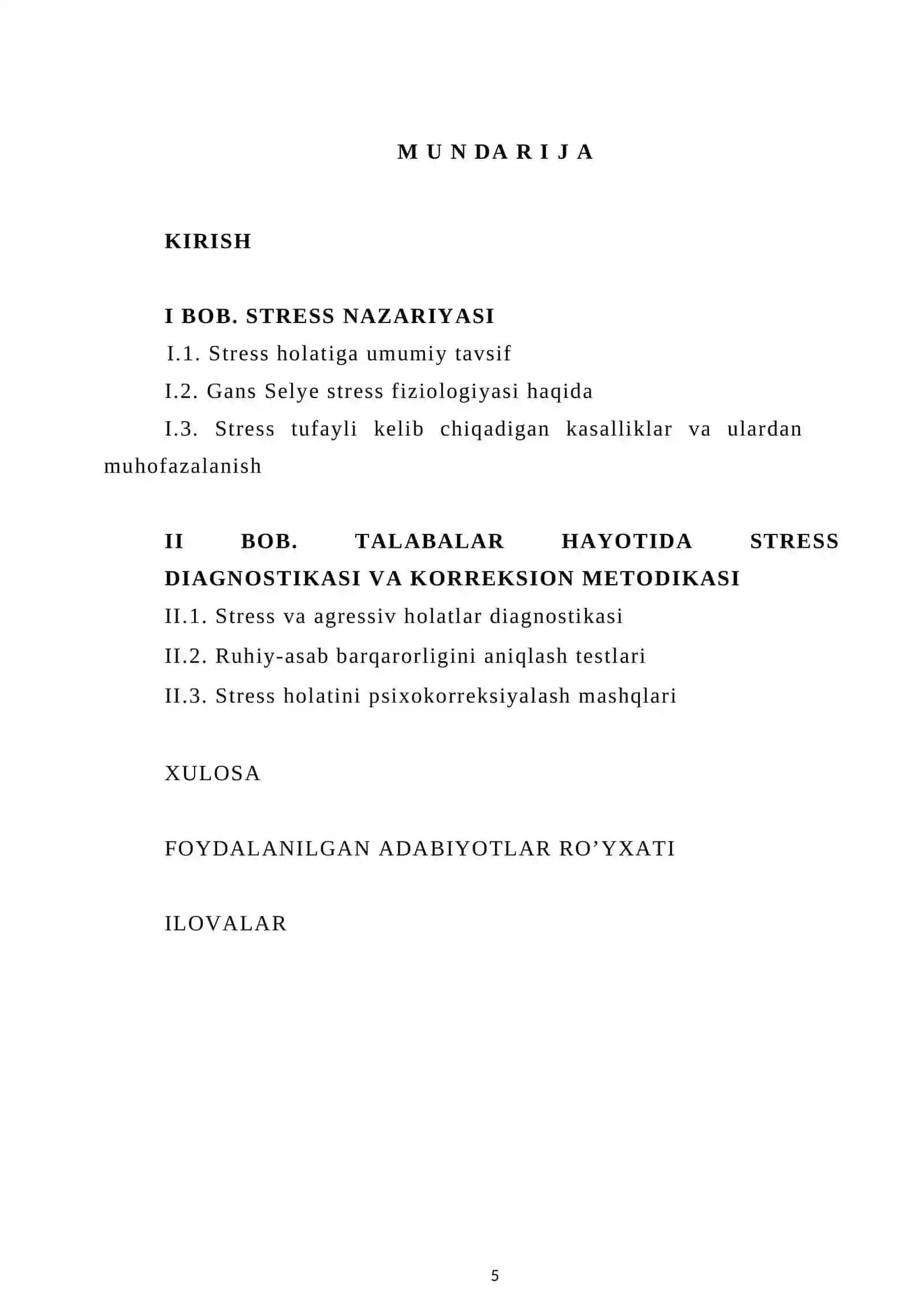 TALABALARDA STRESS OMILLAR PSIXOKORREKSIYASI 2