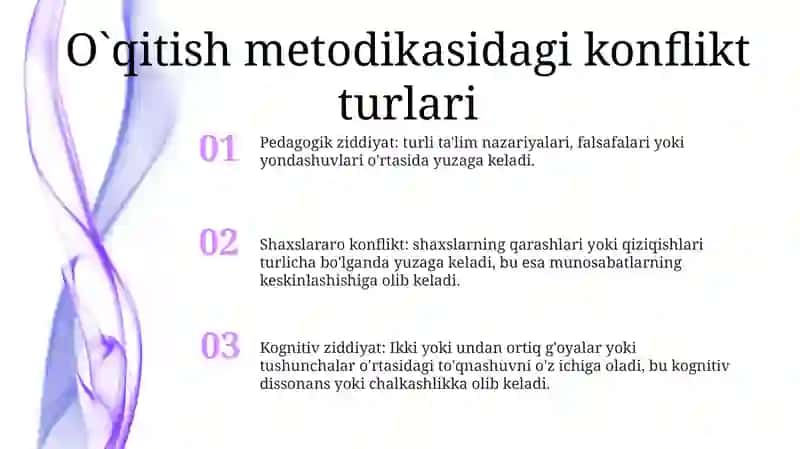 OʻQitish Metodikasidagi Konfliktlar 2