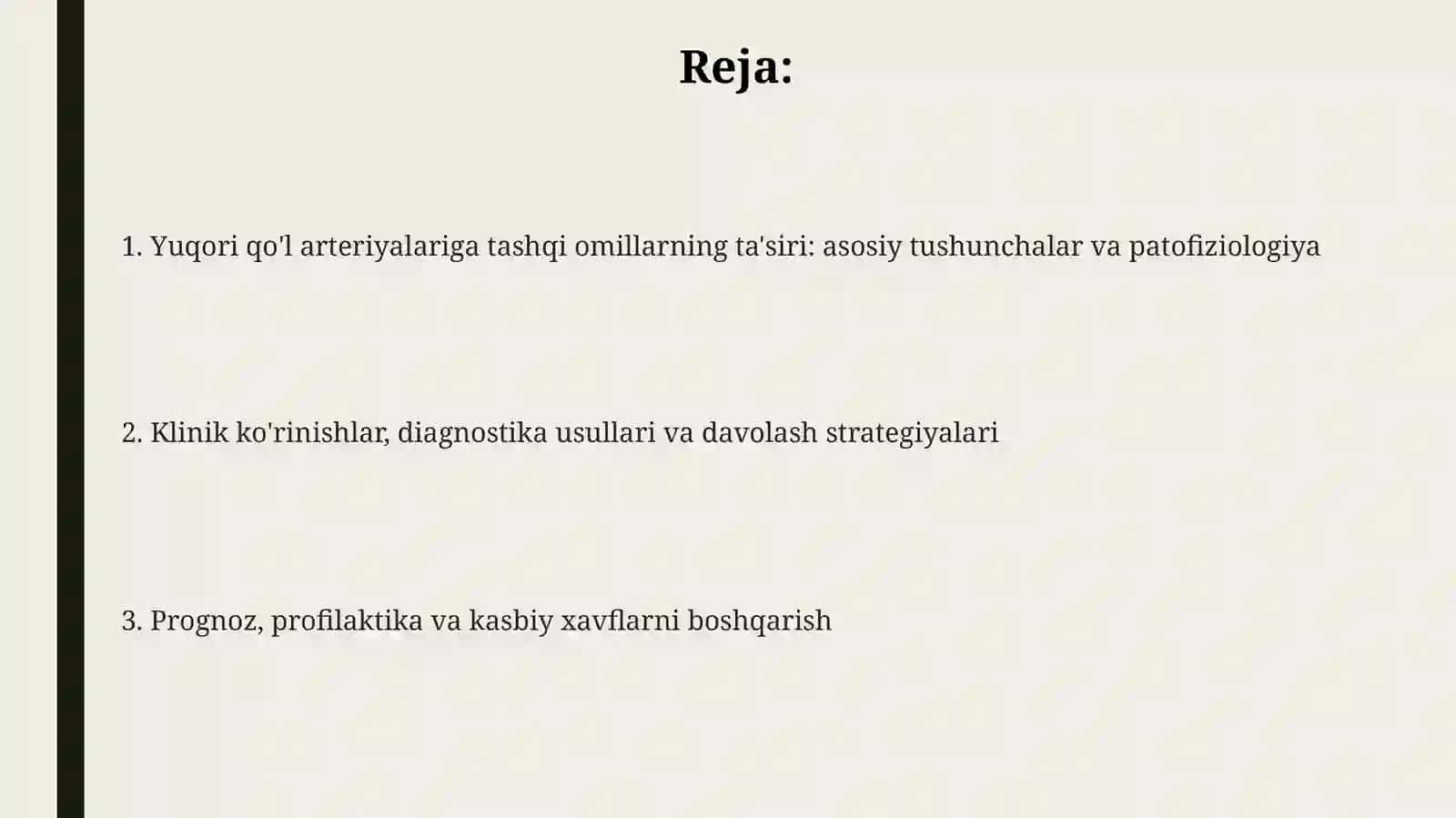 Yuqori qo'l arteriyalariga tashqi omillarning ta'siri va klinik ahamiyati 2