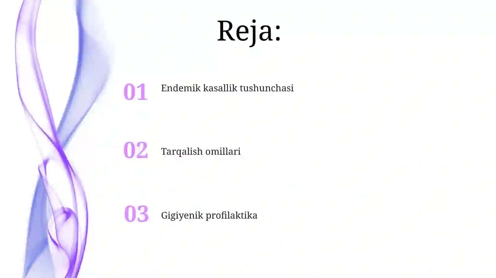 Endemik kasalliklar oldini olishning gigiyenik asoslari 2