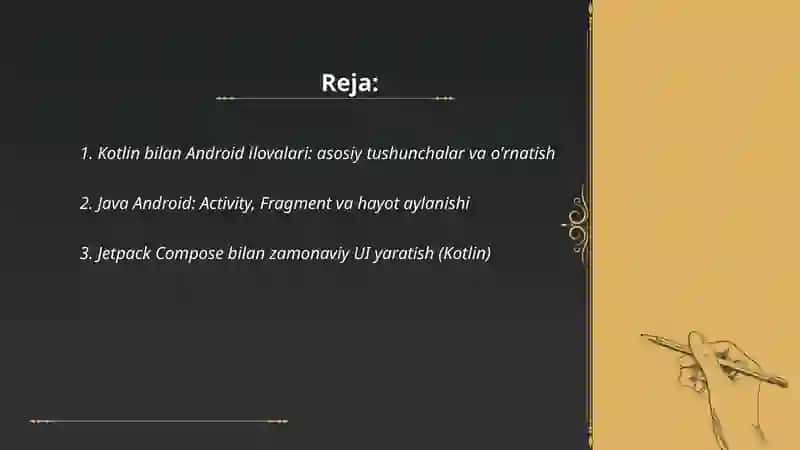 Kotlin bilan Android ilovalari 2