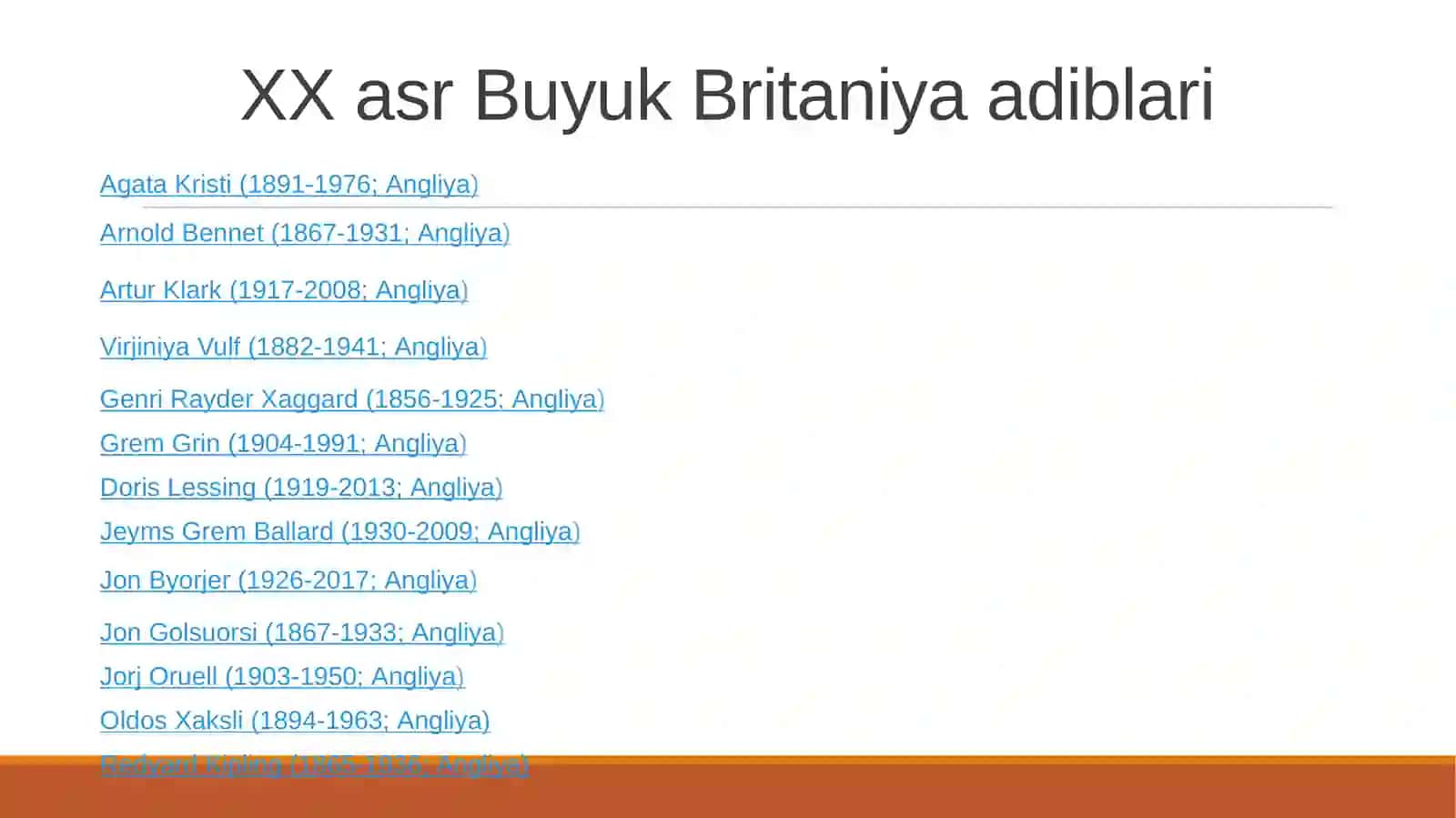 XX ASR BUYUK BRITANIYA ADABIYOTI 2