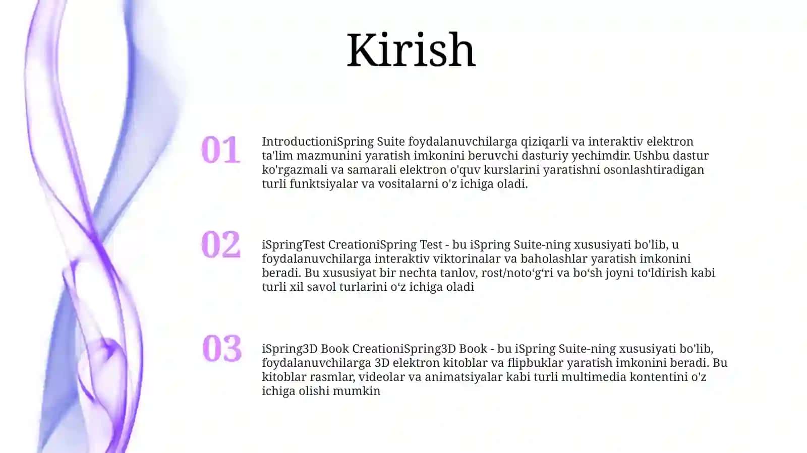 iSpringda Test Yaratish 2