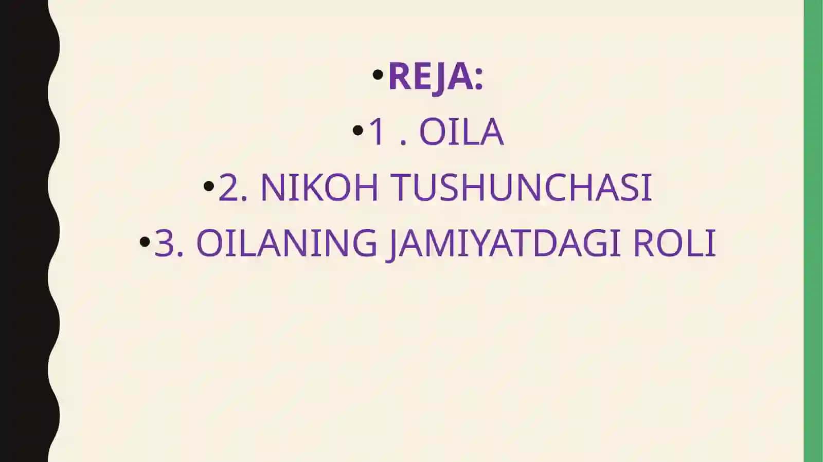 PSIXOLOGIYADA ``OILA``VA``NIKOHTUSHUNCHASI 2