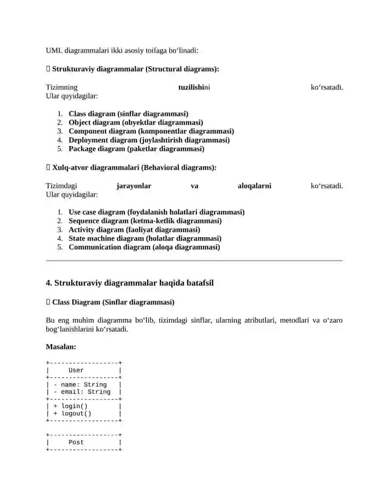 Unifikatsiyalangan modellashtirish tili – UML 2