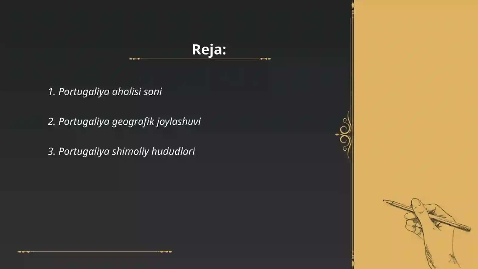 Portugaliya aholisi va uning hududiy joylashuvi 2