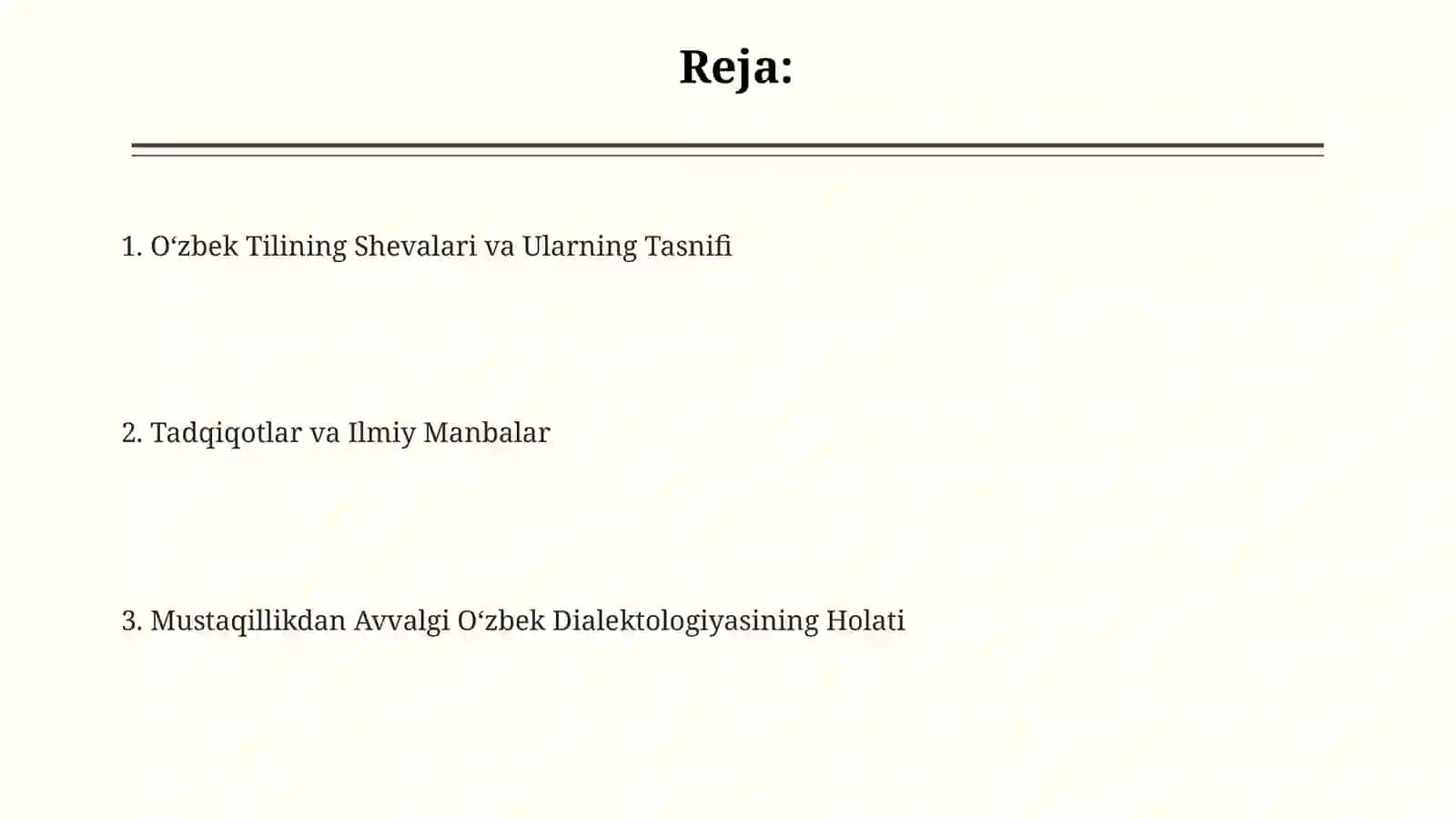 Oʻzbek Dialetlogiyasi 2
