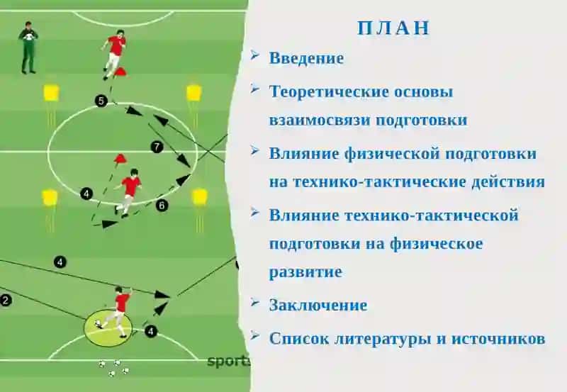 Взаимосвязь физической подготовки и технико-тактической подготовки в футболе 2