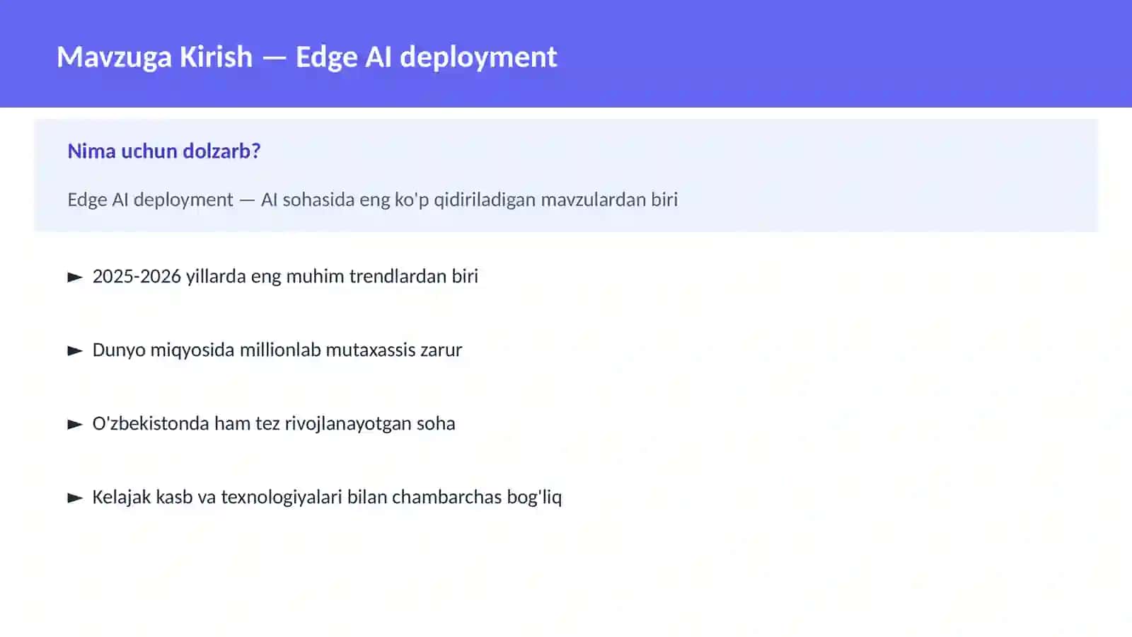 Edge AI deployment 2