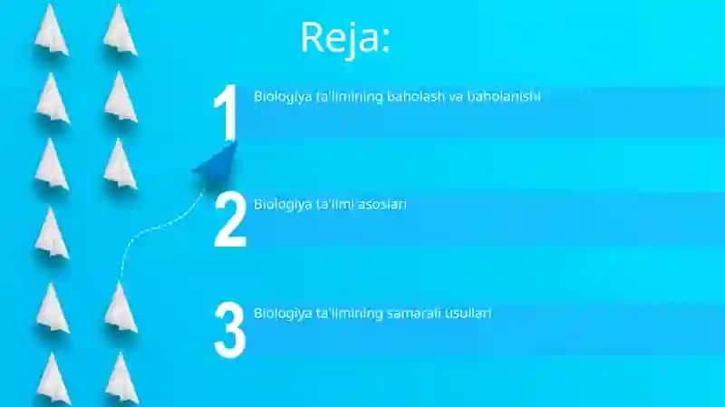 Biologiyani o'qitish tamoyillari va qonunlari 2