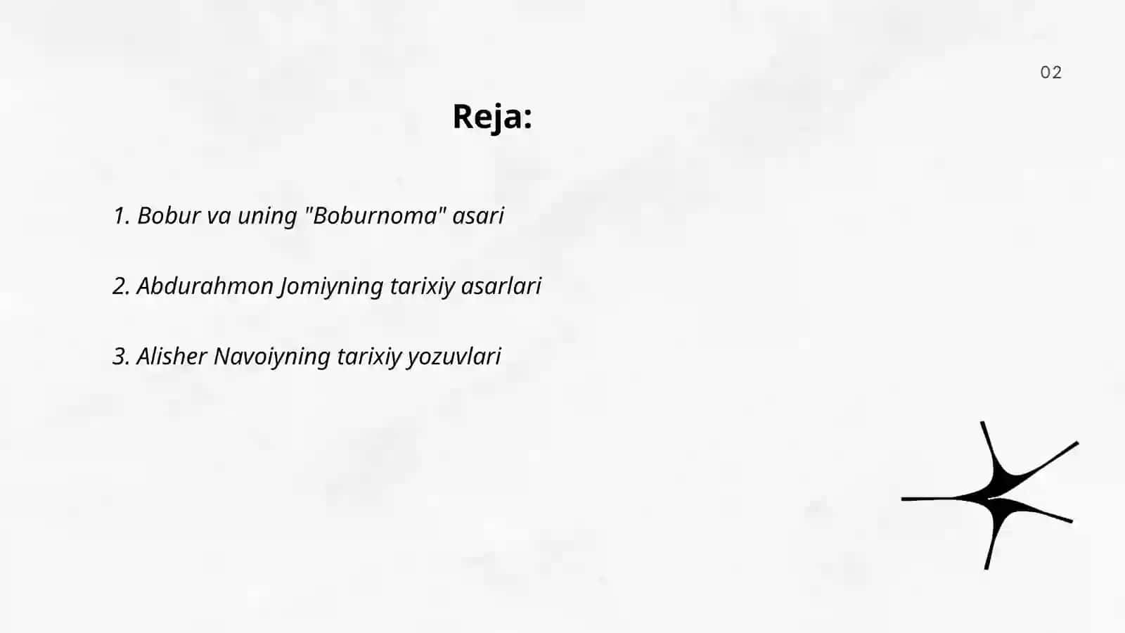 Bobur va uning "Boburnoma" asari 2