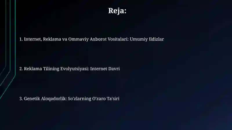Reklama Tilining Evolyutsiyasi: Internet Davri 2