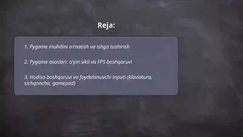 Python dasturlash tili 2