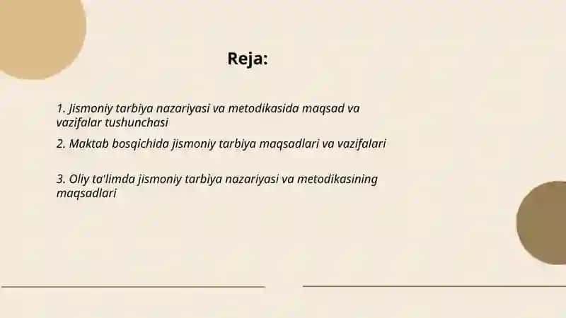 Jismoniy tarbiya nazariyasi va metodikasi 2