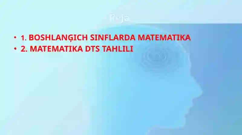 Boshlanģich sinflarda matematikadan DTS tahlili 2