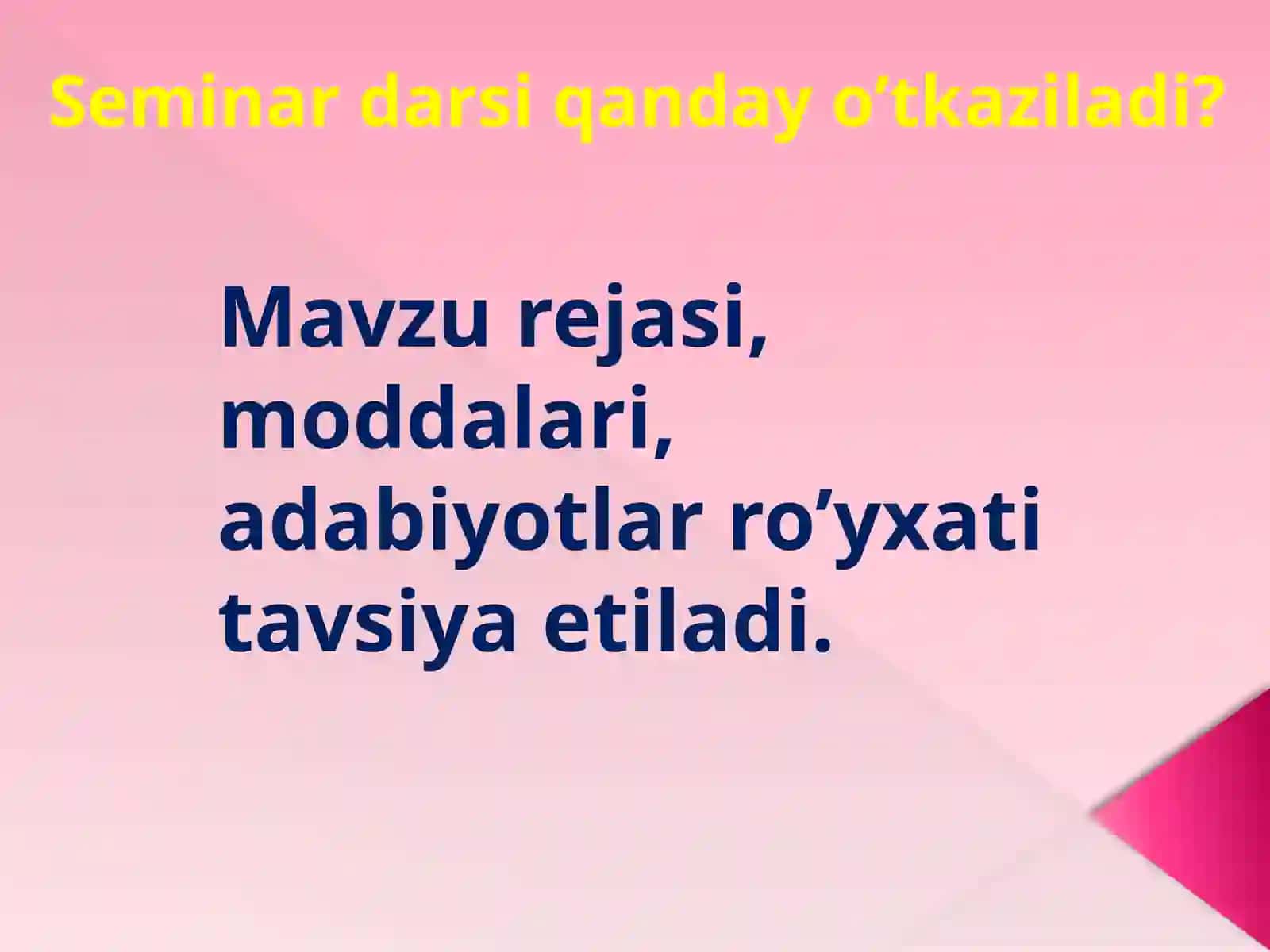 Nazm darslari va uning turlari? 2