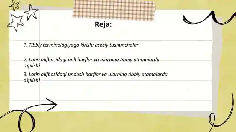 Tibbiy terminologiyaga kirish 2