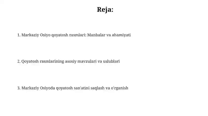 Oʻrta Osiyo qoya tosh suratlari 2