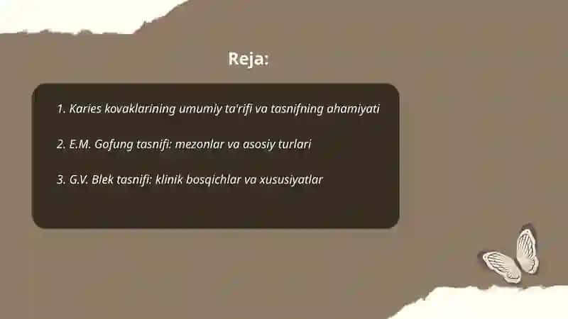 Karies tushunchasi 2