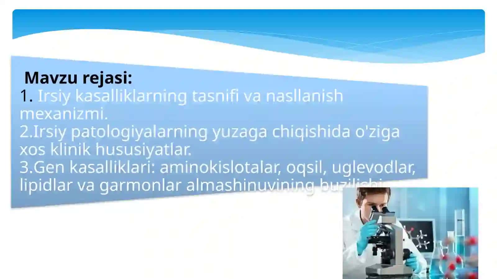Genetika Asoslari va Boronning Rivojlanishi 2