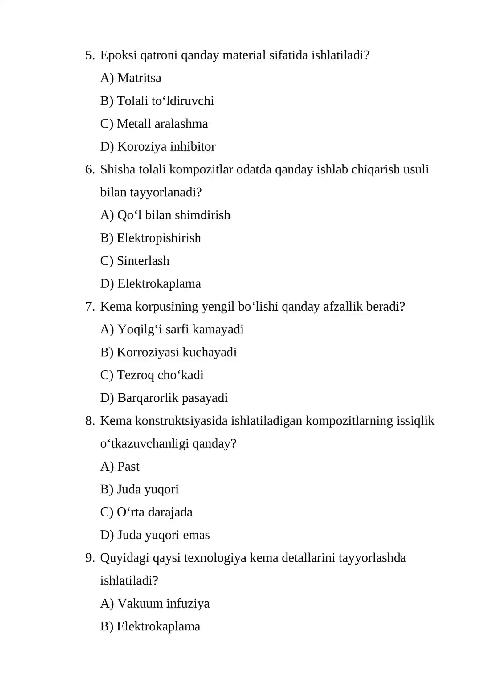 Kema qurilishida kompozit materiallar 2