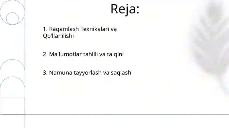 Konsentrlar bo'yicha nomerlashga o'rgatish metodi 2