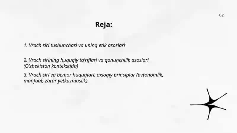Vrach siri tushunchasi va uning etik asoslari 2